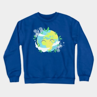 Cute Earth Crewneck Sweatshirt